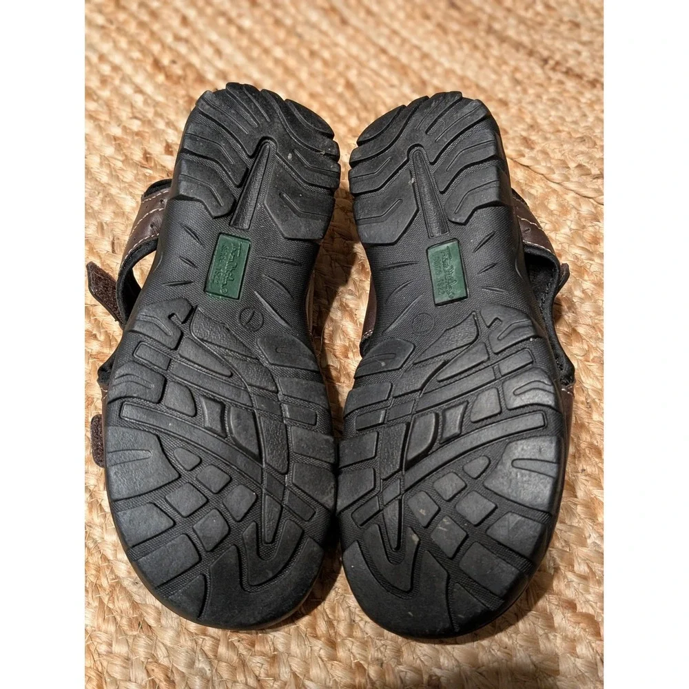 Thom McAn Daniel Brown Mens Sandals Brown Adjustable Straps Size 7M